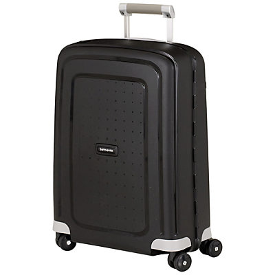 Samsonite S'Cure 4-Wheel 55cm Cabin Suitcase Black Samsonite S'Cure 4-Wheel 55cm Cabin Suitcase Black